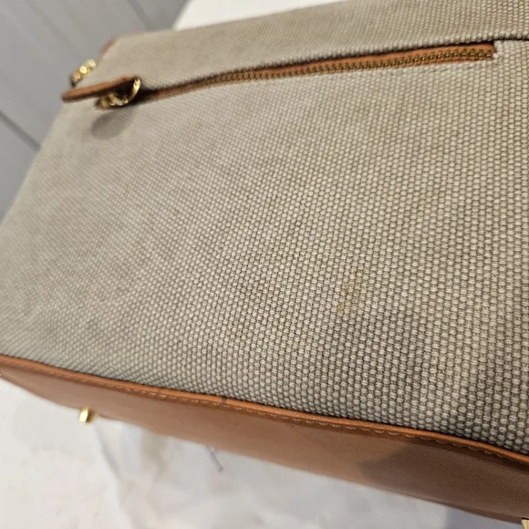 BN Leather Canvas Bag